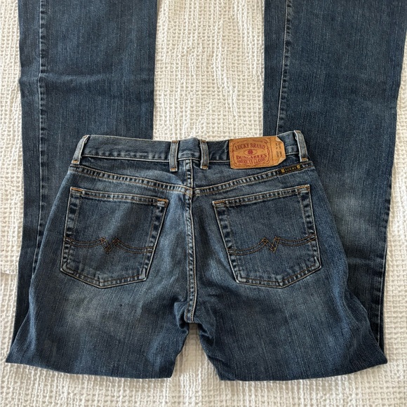 Lucky Brand Dark Blue Flare Jeans - Picture 5 of 9